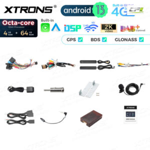 PX7439BL 7 Zoll Octa Core 4 + 64 GB Global 4G LTE Android Autoradio Multimedia Player Custom Fit für BMW – Bild 19