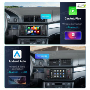 PX7439BL 7 Zoll Octa Core 4 + 64 GB Global 4G LTE Android Autoradio Multimedia Player Custom Fit für BMW – Bild 3