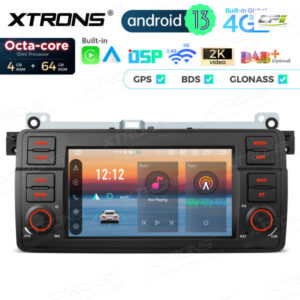 PX7446BL 7 Zoll für BMW / Rover / MG Octa Core 4 + 64 GB Global 4G LTE Android Autoradio Multimedia Player – Bild 5