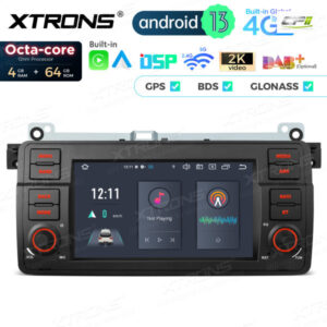 PX7446BL 7 Zoll für BMW / Rover / MG Octa Core 4 + 64 GB Global 4G LTE Android Autoradio Multimedia Player – Bild 7