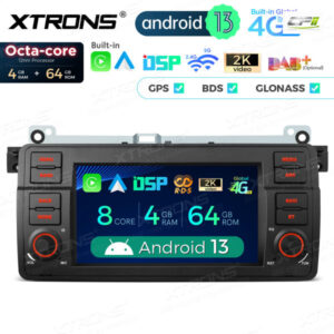 PX7446BL 7 Zoll für BMW / Rover / MG Octa Core 4 + 64 GB Global 4G LTE Android Autoradio Multimedia Player – Bild 9