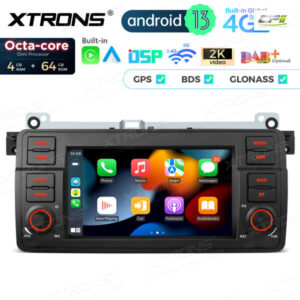 PX7446BL 7 Zoll für BMW / Rover / MG Octa Core 4 + 64 GB Global 4G LTE Android Autoradio Multimedia Player – Bild 10