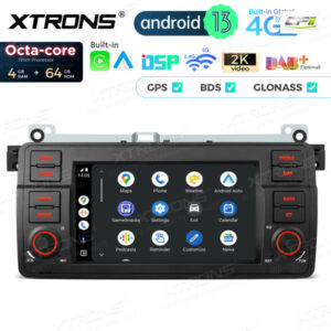 PX7446BL 7 Zoll für BMW / Rover / MG Octa Core 4 + 64 GB Global 4G LTE Android Autoradio Multimedia Player – Bild 11