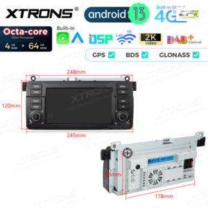 PX7446BL 7 Zoll für BMW / Rover / MG Octa Core 4 + 64 GB Global 4G LTE Android Autoradio Multimedia Player – Bild 16