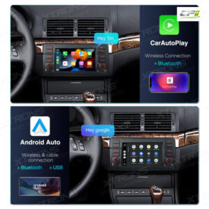 PX7446BL 7 Zoll für BMW / Rover / MG Octa Core 4 + 64 GB Global 4G LTE Android Autoradio Multimedia Player – Bild 3