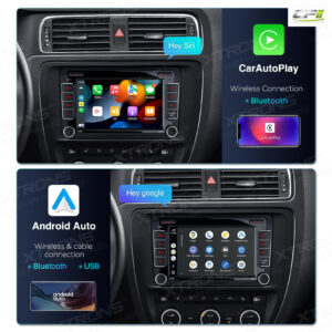 PX74MTVL 7 Zoll Octa Core 4 + 64 GB Android 14 Autoradio Multimedia Player Custom Fit für Volkswagen / SEAT / SKODA Global 4G LTE – Bild 3