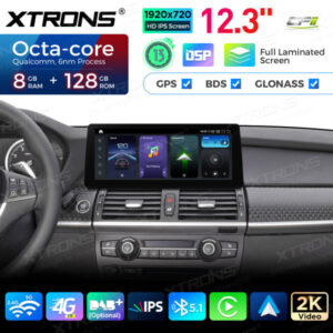 Alternative view of QGB23CCB12X5L 12,3 Zoll für BMW X5 E70 / X6 E71 CCC System Autoradio Multimedia Player Octa Core 8+128 Android 13