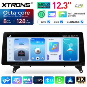 QGB23CCB12X5L 12,3 Zoll für BMW X5 E70 / X6 E71 CCC System Autoradio Multimedia Player Octa Core 8+128 Android 13