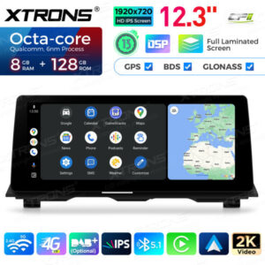 12,3 Zoll 8 GB + 128 GB Android Auto GPS Multimedia Player für BMW 5er F10 / F11 CIC System – Bild 12