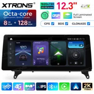 QGB23CIB12X5L 12,3 Zoll für BMW X5 E70 / X6 E71 CiC System Autoradio Multimedia Player Octa Core 8+128 Android 13 – Bild 3