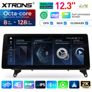 QGB23CIB12X5L 12,3 Zoll für BMW X5 E70 / X6 E71 CiC System Autoradio Multimedia Player Octa Core 8+128 Android 13 – Bild 4