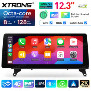 QGB23CIB12X5L 12,3 Zoll für BMW X5 E70 / X6 E71 CiC System Autoradio Multimedia Player Octa Core 8+128 Android 13 – Bild 6