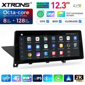 QGB23CIB12X5L 12,3 Zoll für BMW X5 E70 / X6 E71 CiC System Autoradio Multimedia Player Octa Core 8+128 Android 13 – Bild 7