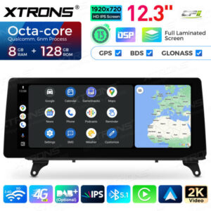 QGB23CIB12X5L 12,3 Zoll für BMW X5 E70 / X6 E71 CiC System Autoradio Multimedia Player Octa Core 8+128 Android 13 – Bild 8
