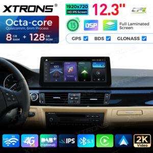Alternative view of 12,3 Zoll Xtrons Autoradio Multimedia Player für BMW 3er E90 / E91 / E92 / E93 ohne Originalanzeige
