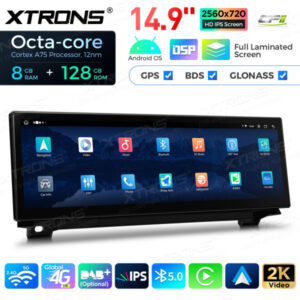 QLBH44FVCI 14,9 Zoll Octa Core 6 + 128 GB Global 4G LTE Android Autoradio Multimedia Player mit vollständig laminiertem 2K IPS-Bildschirm für BMW 5er F10 / F11 CIC – Bild 13