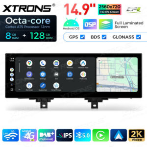 QLBH44THEVL 14,9 Zoll Octa Core 8 + 128 GB Global 4G LTE Android Autoradio Multimedia Player mit vollständig laminiertem 2K IPS-Bildschirm für BMW 30 F30 F31 F34 F35 / 4 Serie F32 F33 F36 NBT EVO – Bild 9