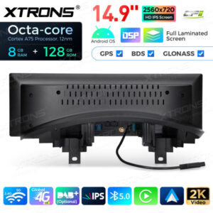 QLBH44THEVL 14,9 Zoll Octa Core 8 + 128 GB Global 4G LTE Android Autoradio Multimedia Player mit vollständig laminiertem 2K IPS-Bildschirm für BMW 30 F30 F31 F34 F35 / 4 Serie F32 F33 F36 NBT EVO – Bild 15