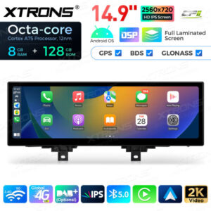 Android Autoradio XtronsQLBH44THNBL 14,9 Zoll Octa Core 8 + 128 GB Global 4G LTE  Multimedia  Bildschirm für BMW 3er F30 F31 F34 / 4 Serie F32 F33 F36 M3/F80 M4/F82 NBT – Bild 8