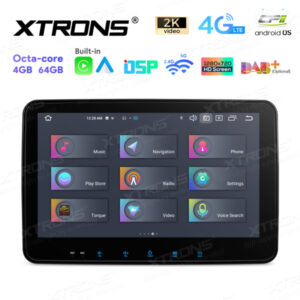 TX122L 10,1 Zoll drehbares QLED-Display Doppel-DIN-Android-Autoradio Octa-Core-Prozessor 4 GB RAM und 64 GB ROM – Bild 7