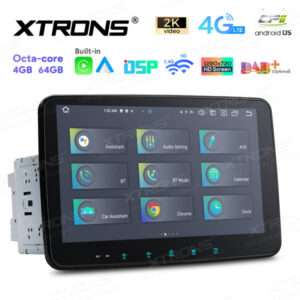 TX122L 10,1 Zoll drehbares QLED-Display Doppel-DIN-Android-Autoradio Octa-Core-Prozessor 4 GB RAM und 64 GB ROM – Bild 13