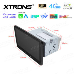 TX122L 10,1 Zoll drehbares QLED-Display Doppel-DIN-Android-Autoradio Octa-Core-Prozessor 4 GB RAM und 64 GB ROM – Bild 19