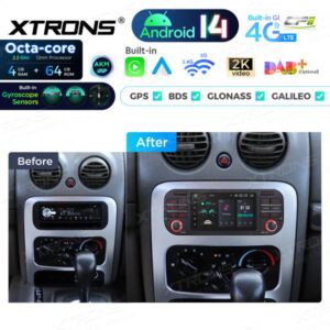 Android Autoradio Xtrons PX54WRJLGS 5-Zoll-Navigations-Multimedia für Chryslert / Jeep / Dodge – Bild 13