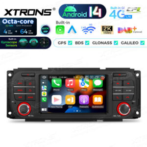 Android Autoradio Xtrons PX54WRJLGS 5-Zoll-Navigations-Multimedia für Chryslert / Jeep / Dodge – Bild 5