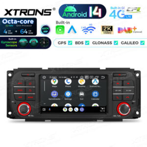 Android Autoradio Xtrons PX54WRJLGS 5-Zoll-Navigations-Multimedia für Chryslert / Jeep / Dodge – Bild 6