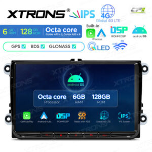 IXA94MTVL 9-Zoll-QLED-Display Android-Autoradio-Multimedia-Player Octa-Core-Prozessor 6 GB RAM und 128 GB ROM Individuelle Passform für VW, Skoda und SEAT – Bild 6