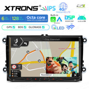 IXA94MTVL 9-Zoll-QLED-Display Android-Autoradio-Multimedia-Player Octa-Core-Prozessor 6 GB RAM und 128 GB ROM Individuelle Passform für VW, Skoda und SEAT – Bild 9