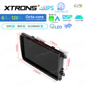 IXA94MTVL 9-Zoll-QLED-Display Android-Autoradio-Multimedia-Player Octa-Core-Prozessor 6 GB RAM und 128 GB ROM Individuelle Passform für VW, Skoda und SEAT – Bild 14