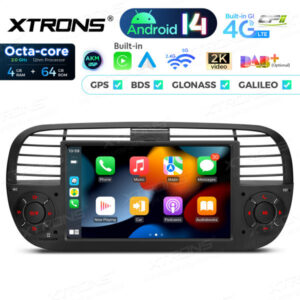 PX7450FBL 7 Zoll Octa Core 4 + 64 GB Global 4G LTE Android 14 Autoradio Multimedia Player Custom Fit für Fiat – Bild 10