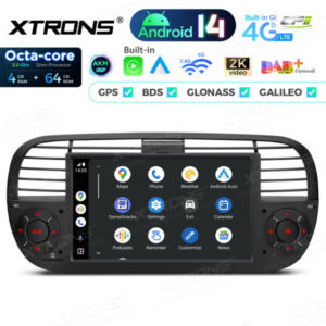 PX7450FBL 7 Zoll Octa Core 4 + 64 GB Global 4G LTE Android 14 Autoradio Multimedia Player Custom Fit für Fiat – Bild 11