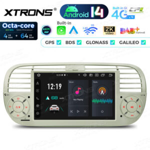 PX7450FCL 7 Zoll Octa Core 4 + 64 GB Global 4G LTE Android 14 Autoradio Multimedia Player Custom Fit für Fiat – Bild 5