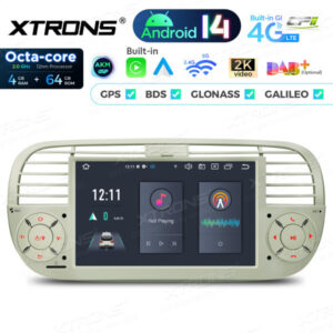PX7450FCL 7 Zoll Octa Core 4 + 64 GB Global 4G LTE Android 14 Autoradio Multimedia Player Custom Fit für Fiat – Bild 7