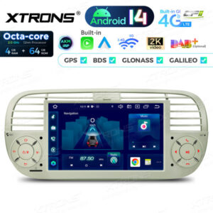 PX7450FCL 7 Zoll Octa Core 4 + 64 GB Global 4G LTE Android 14 Autoradio Multimedia Player Custom Fit für Fiat – Bild 8
