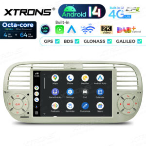 PX7450FCL 7 Zoll Octa Core 4 + 64 GB Global 4G LTE Android 14 Autoradio Multimedia Player Custom Fit für Fiat – Bild 11