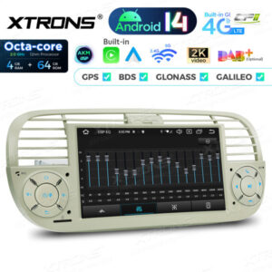 PX7450FCL 7 Zoll Octa Core 4 + 64 GB Global 4G LTE Android 14 Autoradio Multimedia Player Custom Fit für Fiat – Bild 12