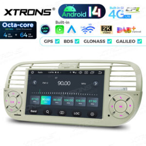 PX7450FCL 7 Zoll Octa Core 4 + 64 GB Global 4G LTE Android 14 Autoradio Multimedia Player Custom Fit für Fiat – Bild 14