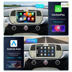 Alternative view of PX7450FCL 7 Zoll Octa Core 4 + 64 GB Global 4G LTE Android 14 Autoradio Multimedia Player Custom Fit für Fiat