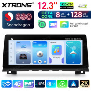 QGB23CIB12SV 12,3 '' für BMW 7er F01 F02 (2009-2012) Original CIC System Octa Core 8 + 128 Autoradio 4G Eingebaut in CP AA mit Android 13 Full Laminated Screen – Bild 5