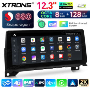 QGB23CIB12SV 12,3 '' für BMW 7er F01 F02 (2009-2012) Original CIC System Octa Core 8 + 128 Autoradio 4G Eingebaut in CP AA mit Android 13 Full Laminated Screen – Bild 8