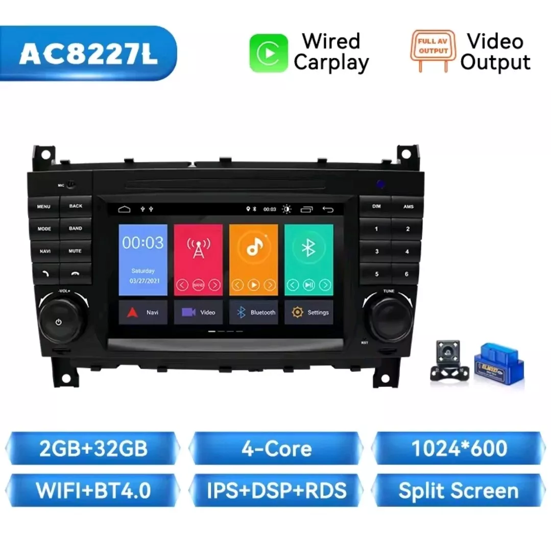 2GB+32GB 4Core+OBD+Kamera