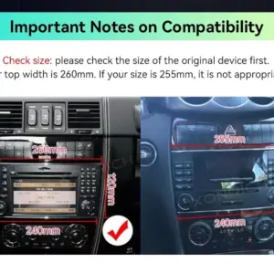 Android Autoradio Xonrich AC8227L Mercedes W209,W203,W463 2GB+16GB – Bild 11