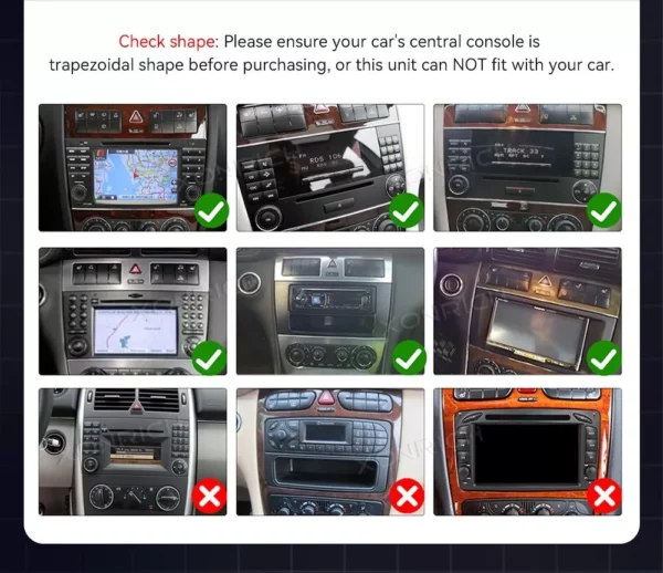 Android Autoradio Xonrich AC8227L Mercedes W209,W203,W463 2GB+16GB – Bild 10