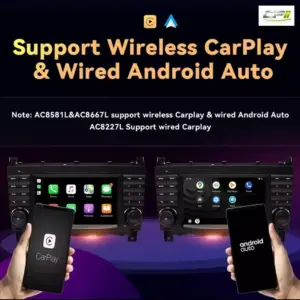 Android Autoradio Xonrich AC8227L Mercedes W209,W203,W463 2GB+16GB – Bild 6