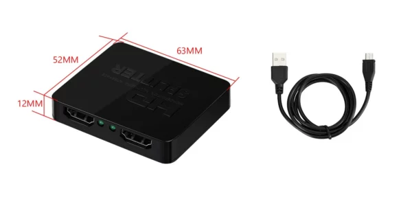 ACHDMI1TO2 1 Eingang 2 Ausgang HDMI Splitter – Bild 3