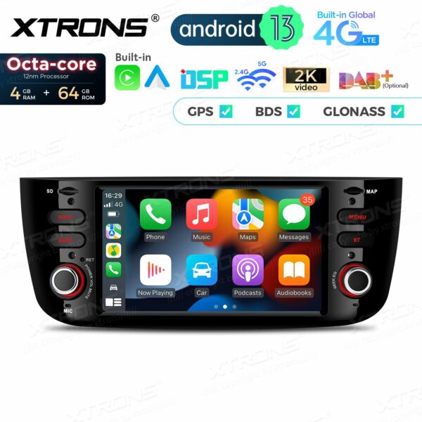 PX64GPFL 6,2 Zoll Octa Core 4 + 64 GB Global 4G LTE Android Autoradio Multimedia Player Custom Fit für Fiat – Bild 7