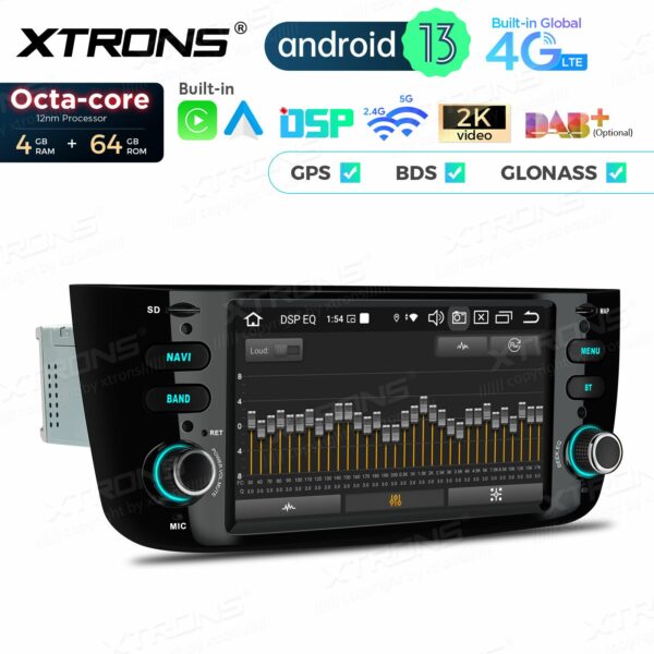 PX64GPFL 6,2 Zoll Octa Core 4 + 64 GB Global 4G LTE Android Autoradio Multimedia Player Custom Fit für Fiat – Bild 10